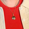 Poppy Locket Necklace- Black
