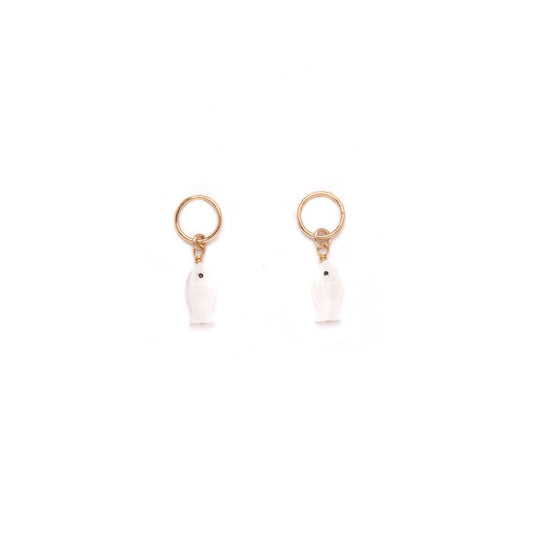 Mother of Pearl Fish Studs