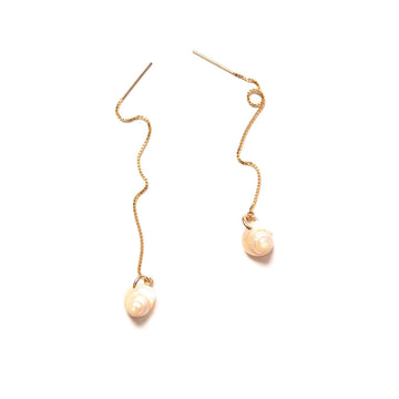 Shell Threaders in 14kt Gold Fill