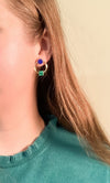 Lapis + Malachite Duality Earrings