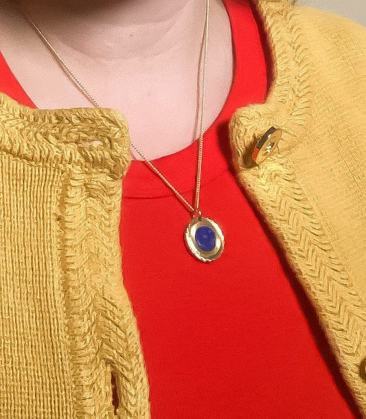 Portal Necklace in Lapis