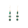 Malachite Shapes Earrings