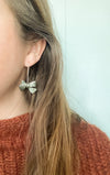 Pyrite Bow Earrings