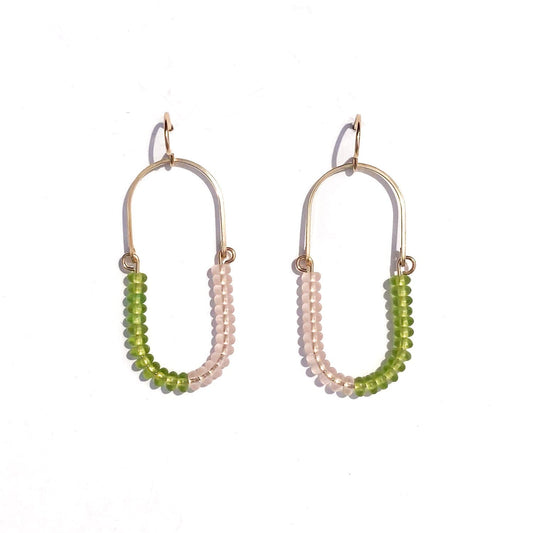 Olive + Rose Balance Earrings