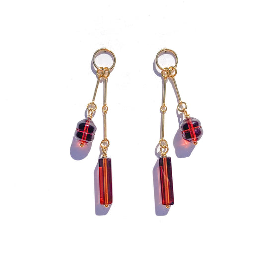 Swing Earrings in Mocha