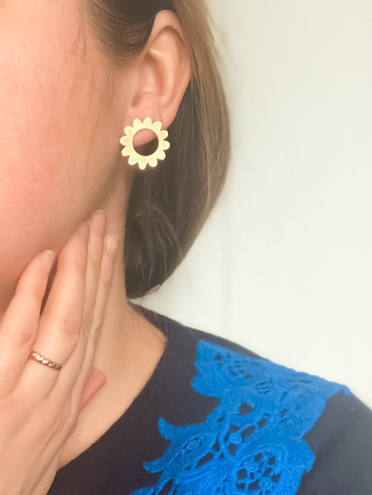 Starburst Flower Studs