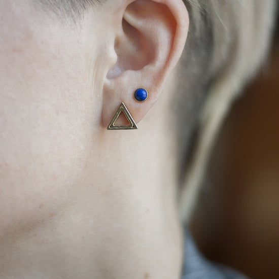 Concentric Triangle Studs - Michelle Starbuck Designs