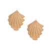 Vintage Deco Shell Earrings - Michelle Starbuck Designs