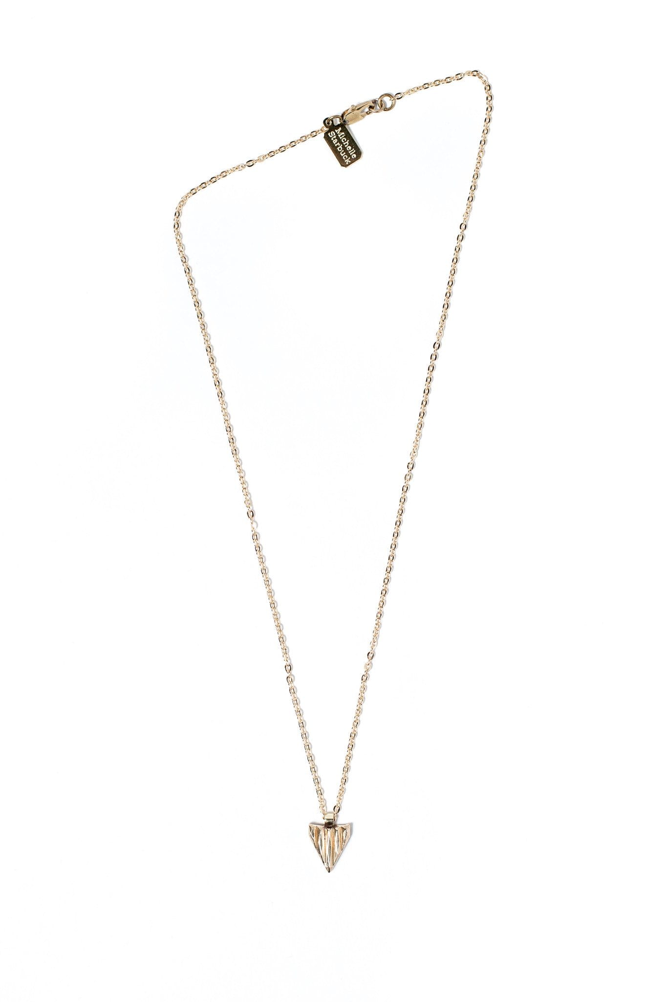 Faceted Triangle Necklace - Michelle Starbuck Designs