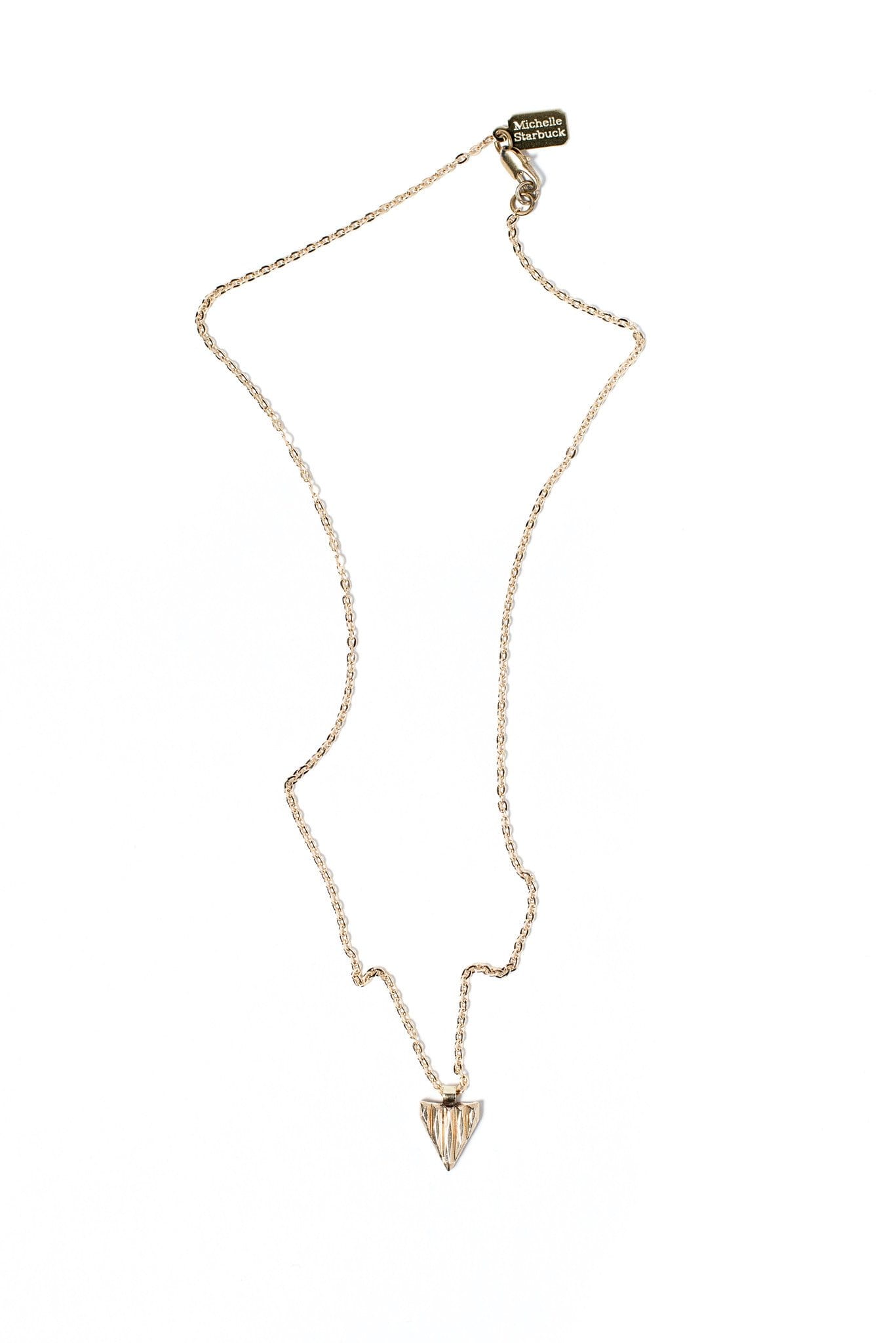 Faceted Triangle Necklace - Michelle Starbuck Designs