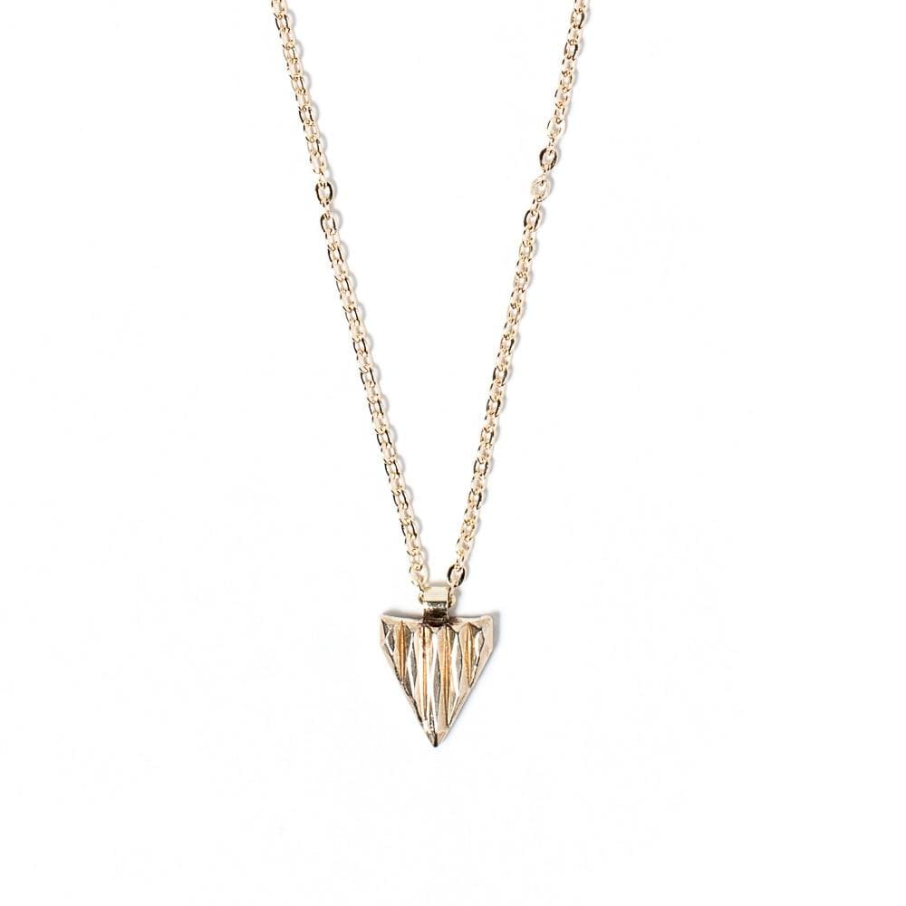 Faceted Triangle Necklace - Michelle Starbuck Designs
