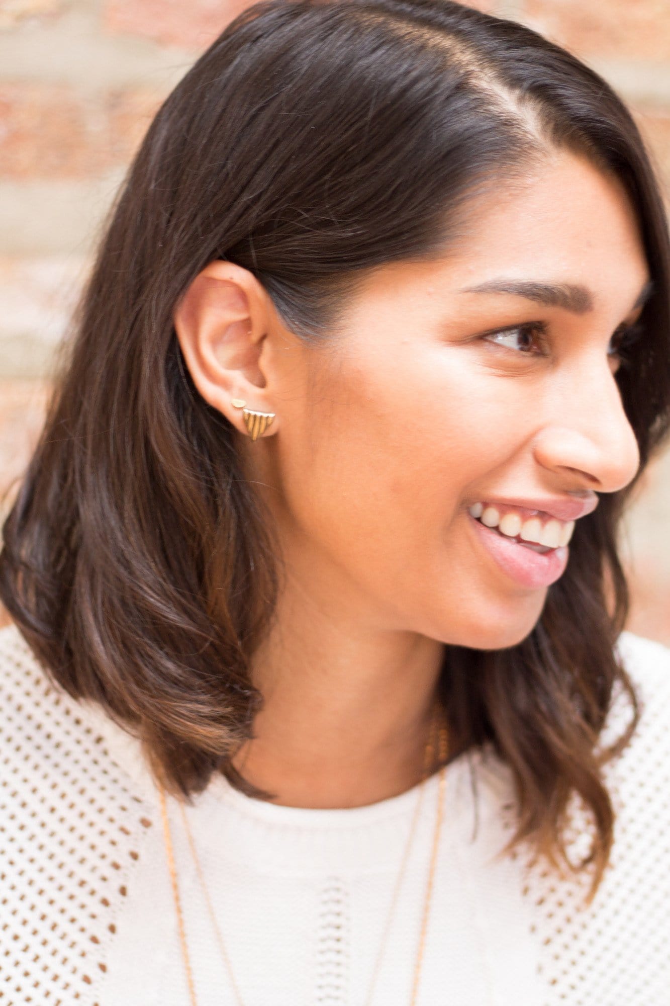 Faceted Triangle Studs - Michelle Starbuck Designs