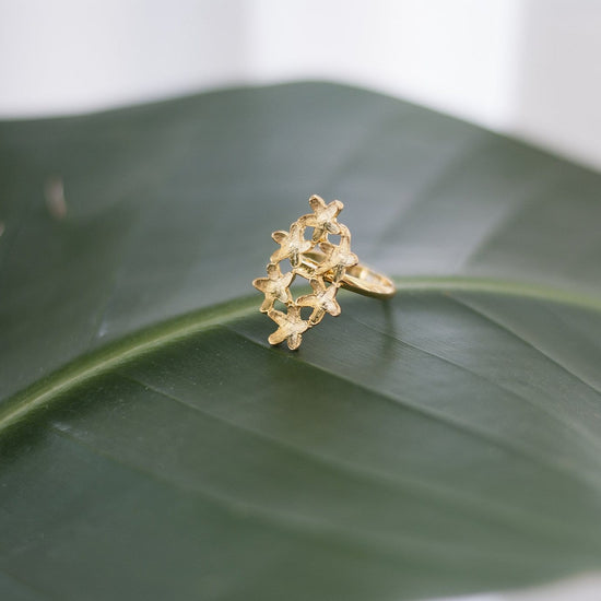 Vintage Petal Cluster Ring - Michelle Starbuck Designs
