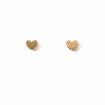 Heart Studs - Michelle Starbuck Designs