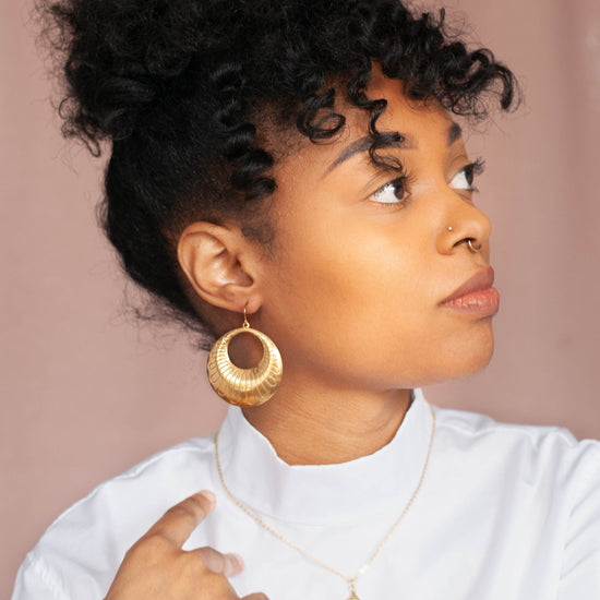 Squiggle Hoops - Michelle Starbuck Designs