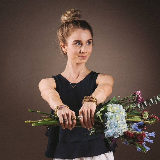 Tiny Hexagons Necklace - Michelle Starbuck Designs