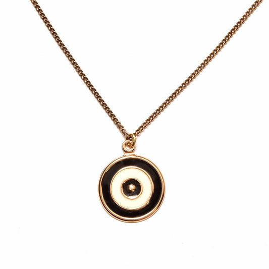 Op Art Pendant Necklace