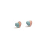 Vintage Enamel Pastel Heart Studs - Michelle Starbuck Designs
