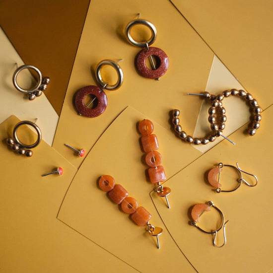 Spindle Hoops - Michelle Starbuck Designs