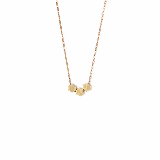 Tiny Hexagons Necklace - Michelle Starbuck Designs