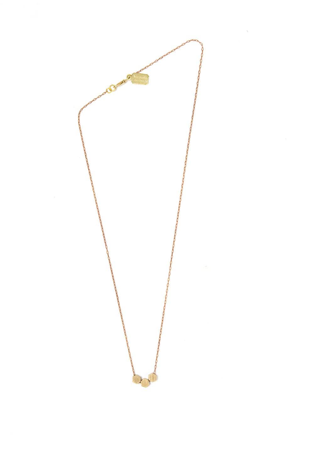 Tiny Hexagons Necklace - Michelle Starbuck Designs