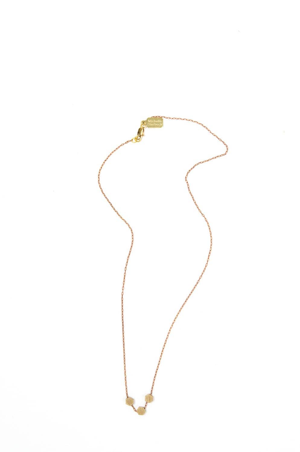 Tiny Hexagons Necklace - Michelle Starbuck Designs