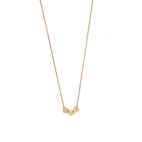 Tiny Hexagons Necklace - Michelle Starbuck Designs