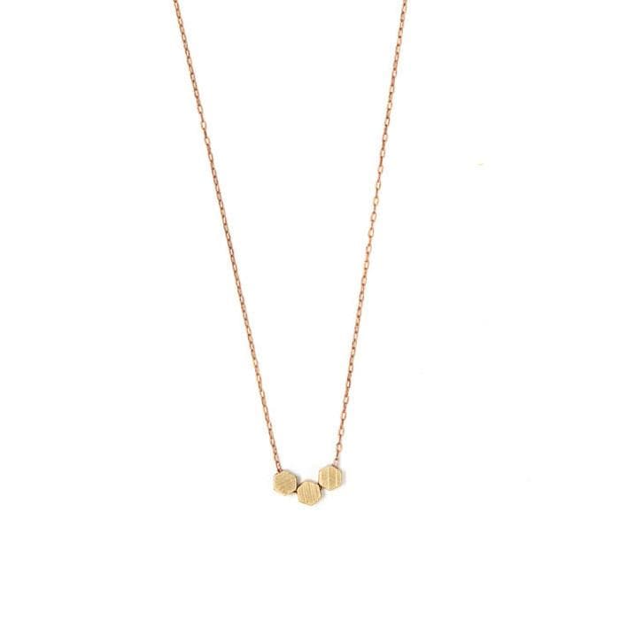 Tiny Hexagons Necklace - Michelle Starbuck Designs