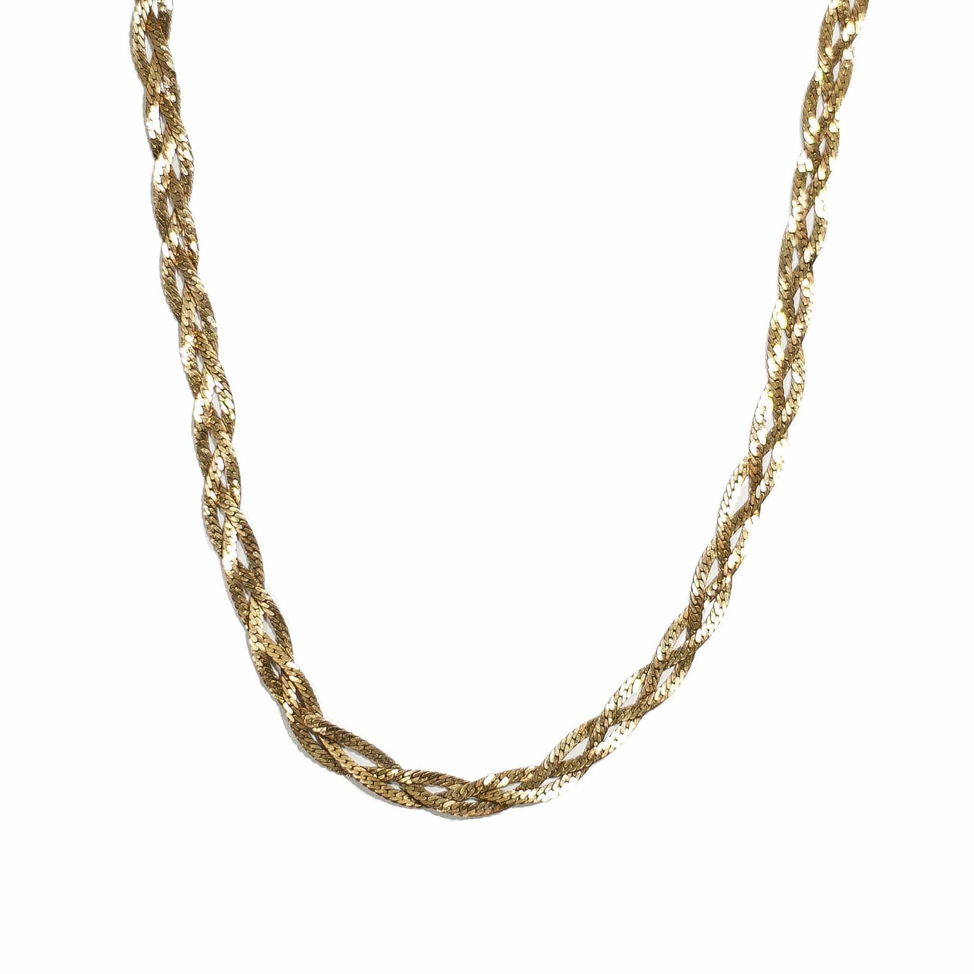 Vintage Braided Chain Necklace - Michelle Starbuck Designs