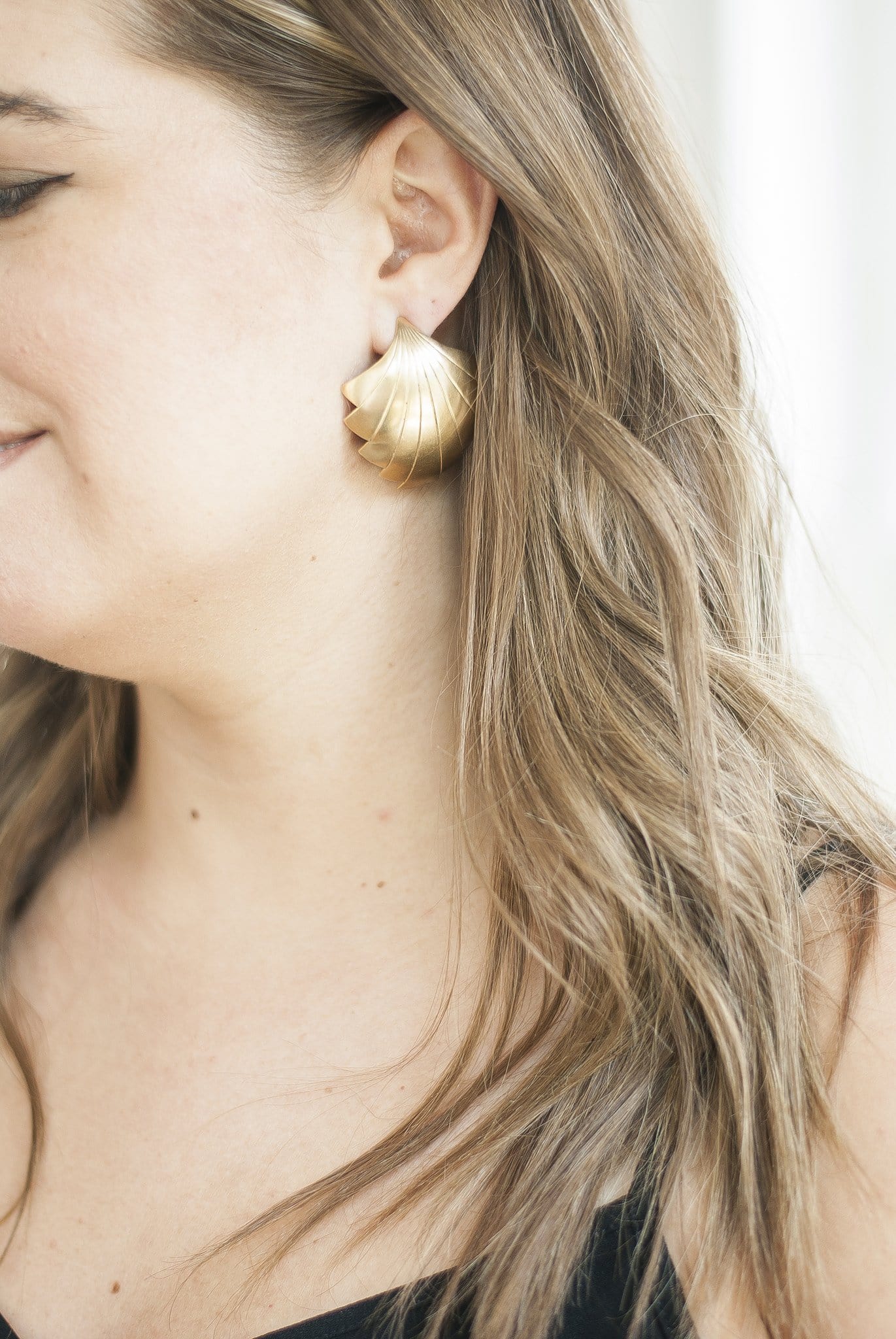 Vintage Deco Shell Earrings - Michelle Starbuck Designs