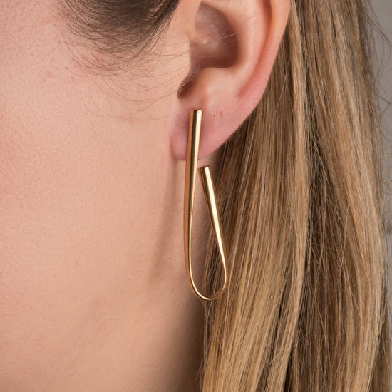 Vintage Abstract Loop Earrings - Michelle Starbuck Designs