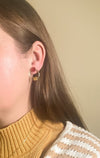 Carnelian + Tiger's Eye Duality Earrings