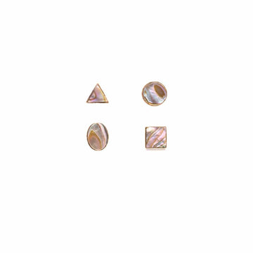 Shapes Studs Set- Abalone
