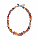 Amber Remnant Beaded Necklace