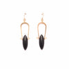 Amulet Earrings in Black Jasper