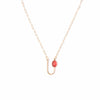 Carnelian Asymmetrical Arch Necklace