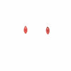 Navette Studs in Carnelian