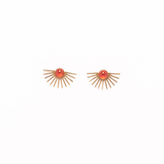 Beam Studs in Carnelian