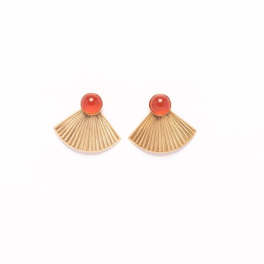 Pleat Jackets with Carnelian