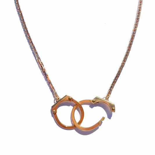 Linked Charm Holder Necklace