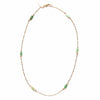 Chrysoprase Minimal Charm Necklace