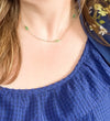 Chrysoprase Minimal Charm Necklace