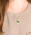 Portal Necklace in Chrysoprase