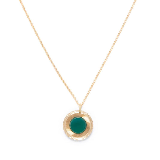 Portal Necklace in Chrysoprase