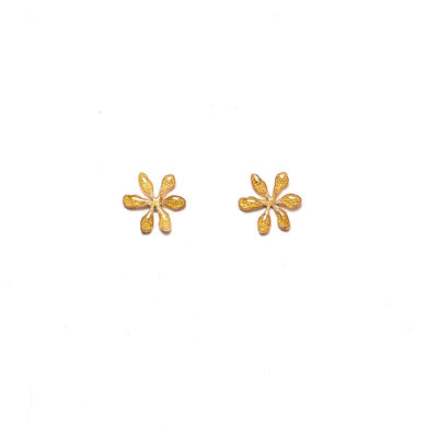 Lily Studs in Citrine