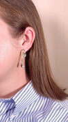Crystal Asymmetrical Arch Earrings