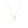 Crystal Asymmetrical Arch Necklace