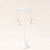 Crystal Contour Drop Earrings