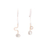 Crystal Contour Drop Earrings