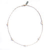 Minimal Charm Necklace- Ethopian Opal Rondelle